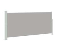 vidaXL Auvent latéral rétractable 140x300 cm gris Brise-vue pour balcon