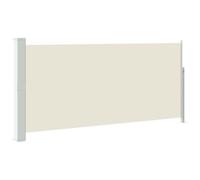vidaXL Auvent latéral rétractable 140 x 300 cm Blanc cassé