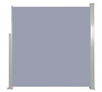 vidaXL Auvent Latéral Rétractable 140x300 cm Gris Brise-Vue Store Abri Balcon