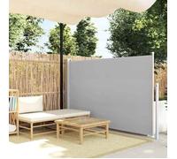 vidaXL Auvent latéral rétractable 140 x 300 cm Gris