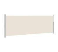 vidaXL Auvent latéral rétractable 160 x 514 cm Crème