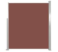 vidaXL Auvent latéral rétractable 160 x 500 cm Marron