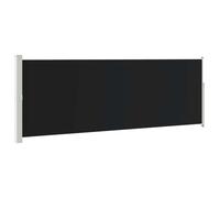 vidaXL Auvent latéral rétractable 160 x 500 cm Noir