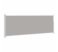 vidaXL Auvent Latéral Rétractable 160x500cm Gris Jardin Balcon Brise-vue Store 45464