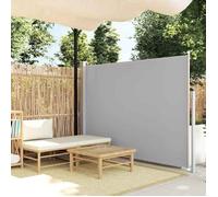 vidaXL Auvent Latéral Rétractable 160x500cm Gris Jardin Balcon Brise-vue Store 45464
