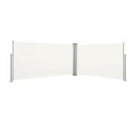 vidaXL Auvent latéral rétractable 160x600 cm Crème
