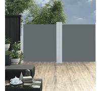 vidaXL Auvent latéral rétractable Anthracite 120 x 600 cm
