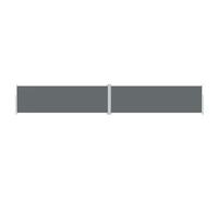 vidaXL Auvent latéral rétractable Anthracite 160x1000 cm