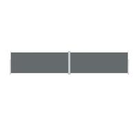 vidaXL Auvent latéral rétractable Anthracite 200x1000 cm