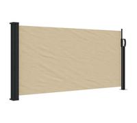vidaXL Auvent latéral rétractable – Beige – 100 x 500 cm – écran d'intimité