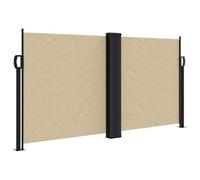 vidaXL Auvent latéral rétractable Beige 120x600 cm