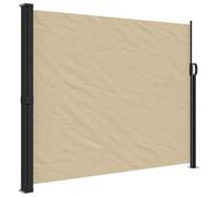 vidaXL Auvent latéral rétractable Brise-vue écran crème 180x300 cm