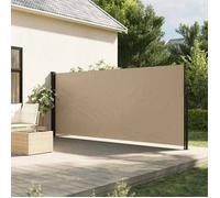 vidaXL Auvent latéral rétractable 4004525 – beige 160×600 cm, écran d'intimité pour jardin