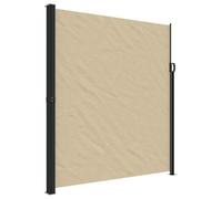 vidaXL Auvent latéral rétractable Beige 220x500 cm