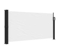 vidaXL Auvent latéral rétractable Blanc 100x500 cm, écran d’intimité de Jardin, Brise-Vue de Balcon, écran d'extérieur, Brise-Vue d'extérieur