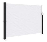 vidaXL Auvent latéral rétractable Blanc 140x300 cm