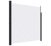 vidaXL Auvent latéral rétractable Blanc 200x500 cm – Écran d'intimité Brise-vue balcon