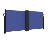 vidaXL Auvent latéral rétractable Brise-vue Bleu 100 x 1000 cm