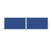 vidaXL Auvent latéral rétractable pare-brise balcon Pare-soleil jardin Bleu 180x600 cm