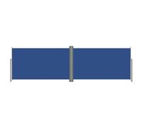 Windscherm uittrekbaar 180x600 cm blauw318004