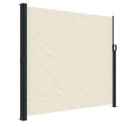 vidaXL Auvent Latéral Rétractable, Brise-Vue de Jardin, Écran de Protection, Écran de Balcon Terrasse Arrière-Cour Extérieur, Crème 180x300 cm