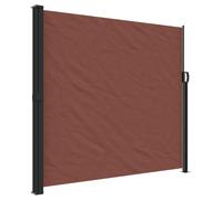 vidaXL Auvent Latéral Rétractable, Brise-Vue de Jardin, Écran de Protection, Écran de Balcon Terrasse Arrière-Cour Extérieur, Marron 180x300 cm
