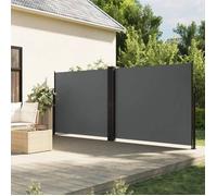 vidaXL Auvent latéral rétractable Anthracite 160x600 cm