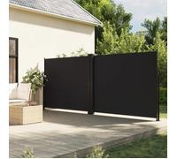 Vidaxl Auvent Latéral Rétractable Noir 160x1200 Cm