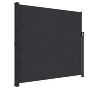 vidaXL Auvent latéral rétractable Noir 180 x 600 cm