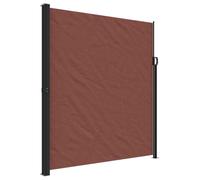 vidaXL Auvent Latéral Rétractable, Brise-Vue de Jardin, Écran de Protection, Écran de Balcon Terrasse Arrière-Cour Extérieur, Marron 220x500 cm