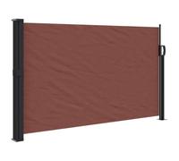 vidaXL Auvent Latéral Rétractable, Brise-Vue de Jardin, Écran de Protection, Écran de Balcon Terrasse Arrière-Cour Extérieur, Marron 120x600 cm