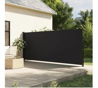 vidaXL Auvent latéral rétractable - Brise-vue de jardin, écran de protection - Noir 160x300 cm