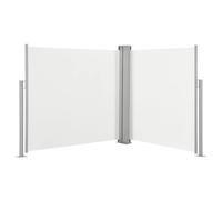 vidaXL Auvent latéral rétractable Crème 120 x 600 cm