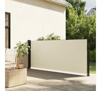Vidaxl Auvent Latéral Rétractable Crème 120x500 Cm