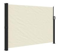 vidaXL Auvent latéral rétractable – Brise-vue de jardin – Crème 140x300 cm