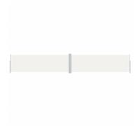 Windscherm uittrekbaar 160x1000 cm crÃmekleurig318031