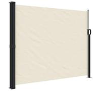 vidaXL Auvent latéral rétractable – Crème 160 x 600 cm
