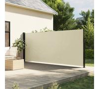 Vidaxl Auvent Latéral Rétractable Crème 160x600 Cm