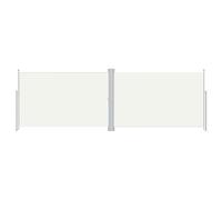 vidaXL Auvent latéral rétractable Crème 200x600 cm