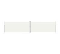vidaXL Auvent latéral rétractable Crème 220x1000 cm
