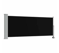 vidaXL Auvent Latéral Rétractable de Patio 100x300 cm Noir Pare-vue Brise-vent 45184