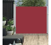 Vidaxl Auvent Latéral Rétractable De Patio 100x300 Cm Rouge Rouge