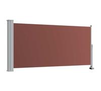 vidaXL Auvent latéral rétractable Store latéral brise-vue 120x300 cm Résistant aux UV Marron