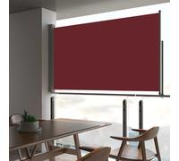 Vidaxl Auvent Latéral Rétractable De Patio 140 X 300 Cm Rouge Rouge