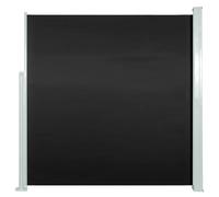 Vidaxl Auvent Latéral Rétractable De Patio 140x300 Cm Noir Noir