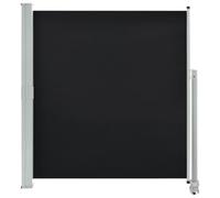 Vidaxl Auvent Latéral Rétractable De Patio 140x300 Cm Noir Noir