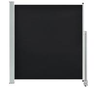 Auvent Latéral Rétractable de Patio Ecran de Jardin Ecran d'Intimité Terrasse Balcon Extérieur Résistance aux UV 140x300 cm Noir