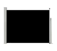 Vidaxl Auvent Latéral Rétractable De Patio 140x500 Cm Noir Noir