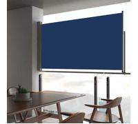 vidaXL Auvent latéral rétractable de patio 160x300 cm Bleu