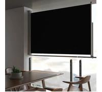 Vidaxl Auvent Latéral Rétractable De Patio 160 X 300 Cm Noir Noir